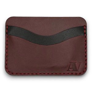 Credit Card Holder Genuine Leather Slim Pocket Wallet ID Money For Women Men